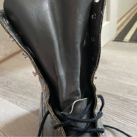 Vintage Justin Fringe Kilte Roper Boots Genuine Leather Cowboy Western Grey Mens - Picture 10 of 12